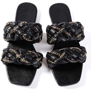 Braided Leather Sandals